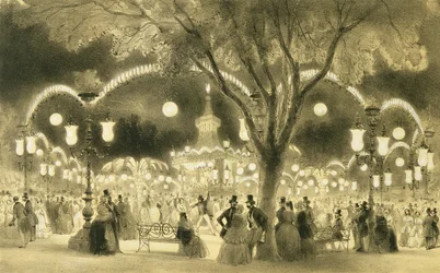 The Mabile Ball, The Champs Elysees, wyd. Auguste Bry